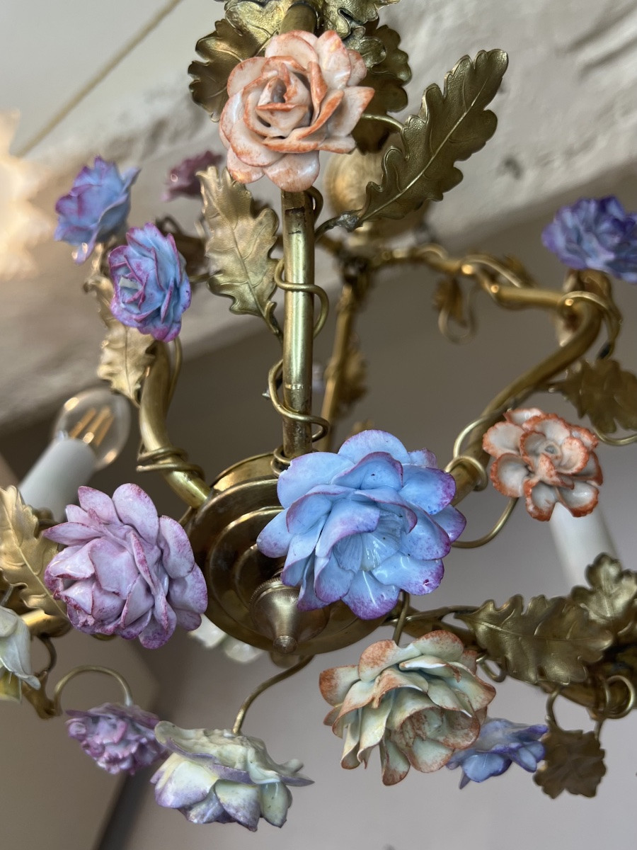 Porcelain Flower Chandelier-photo-3