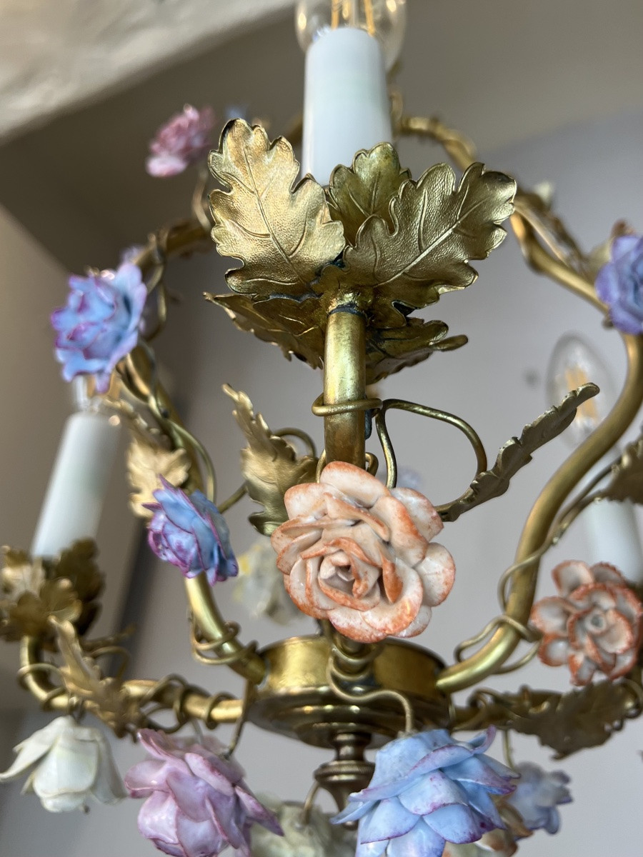 Porcelain Flower Chandelier-photo-4