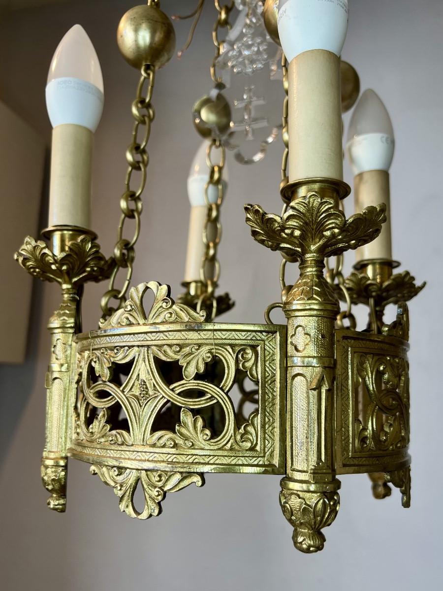 Paire de lustres de chapelle -photo-2