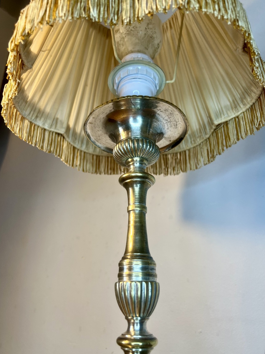 Candle Holder Mounted As A Lamp-photo-1