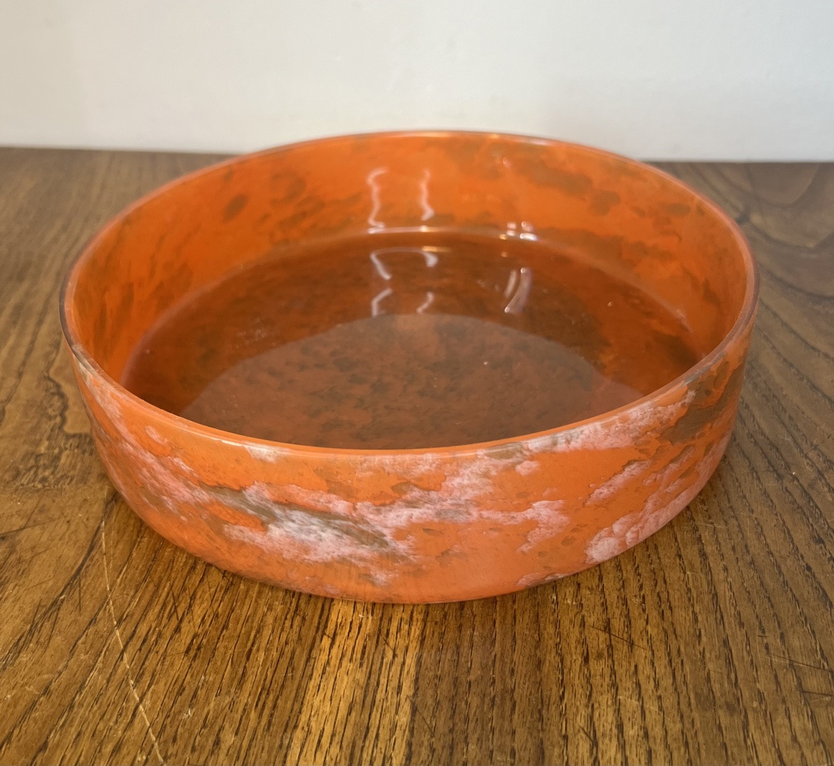 Fruit Bowl Made Of Glass Paste And Wrought Iron -photo-6