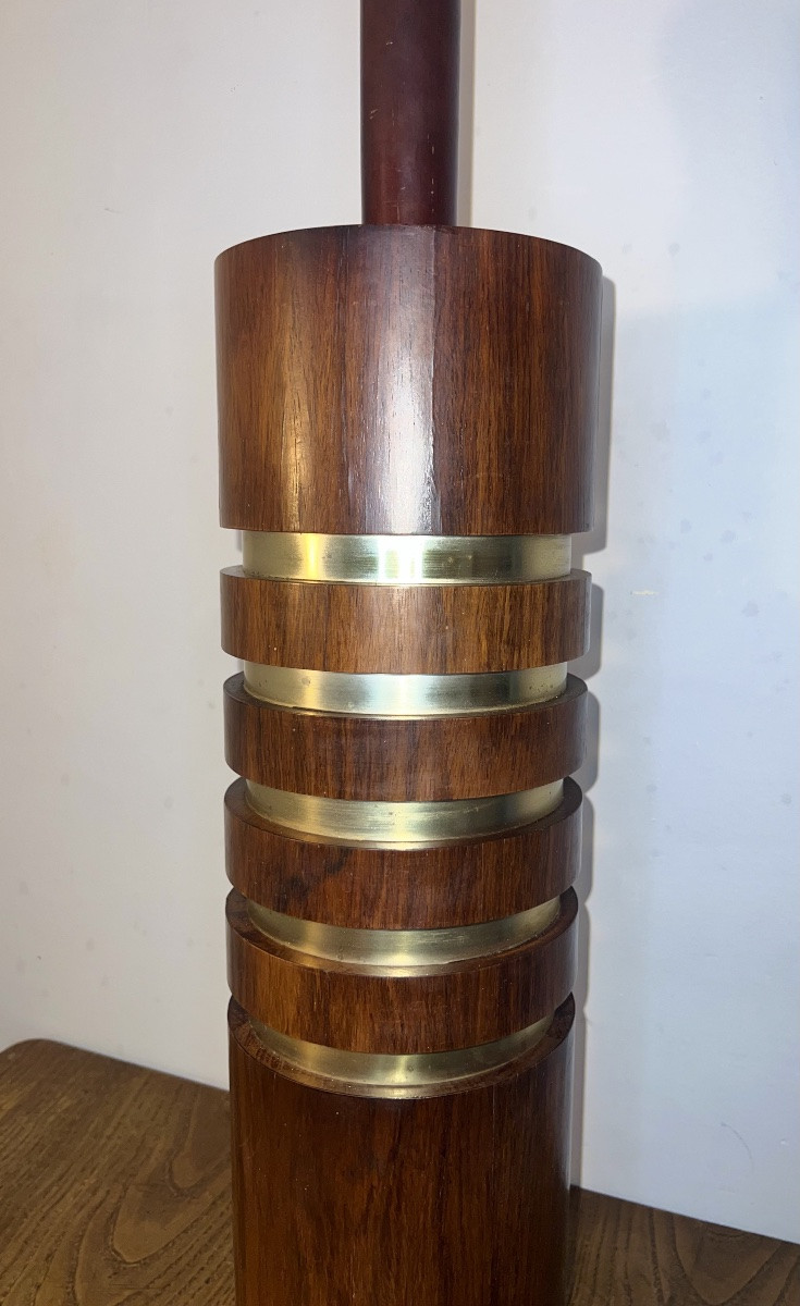 1970s Mahogany Floor Lamp -photo-6