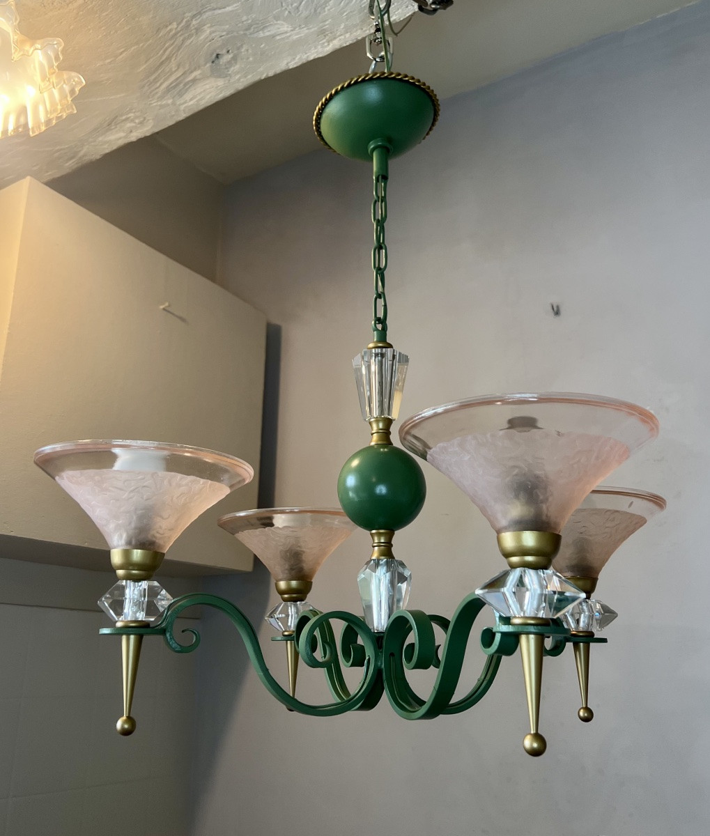 Chandelier Mid-20th Century-photo-2