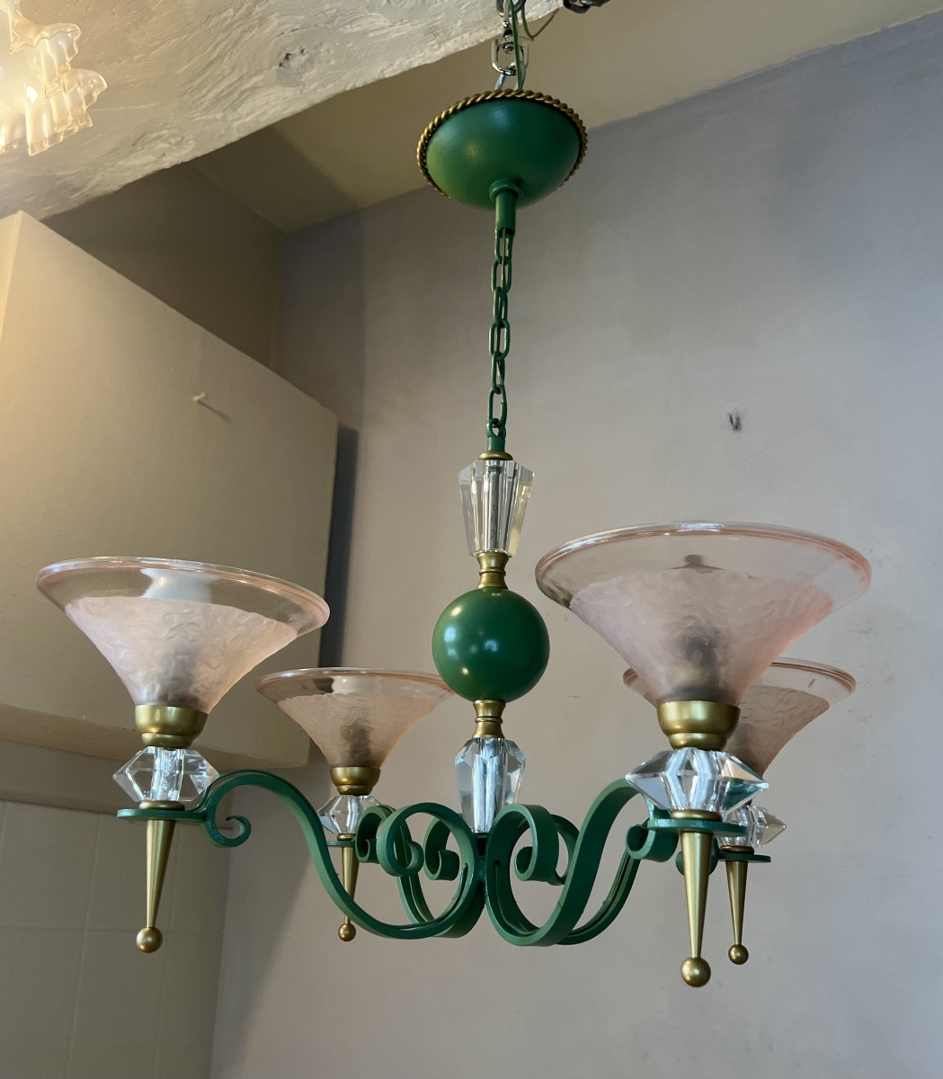 Chandelier Mid-20th Century-photo-5