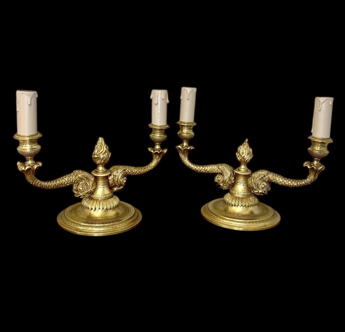 Paire de lampe style Louis XVI-photo-2