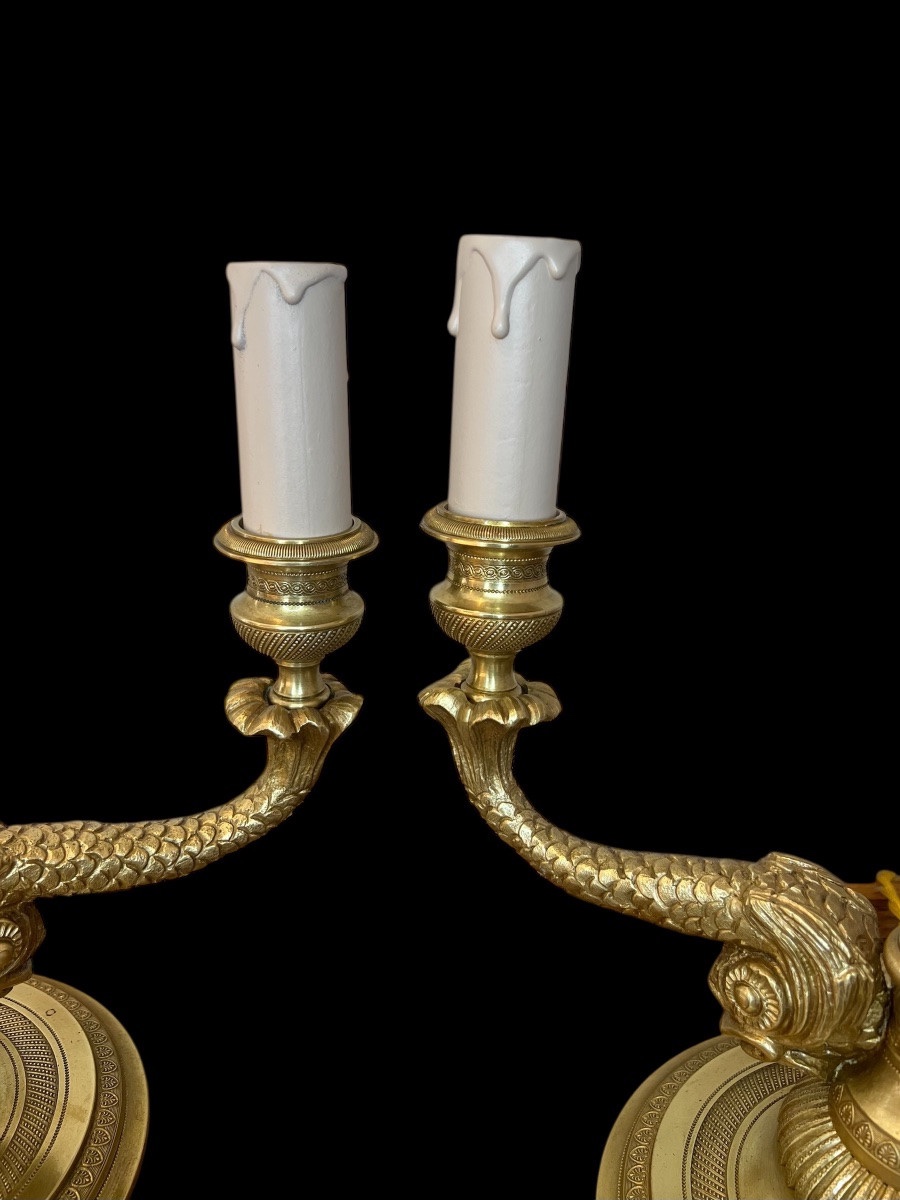 Paire de lampe style Louis XVI-photo-5