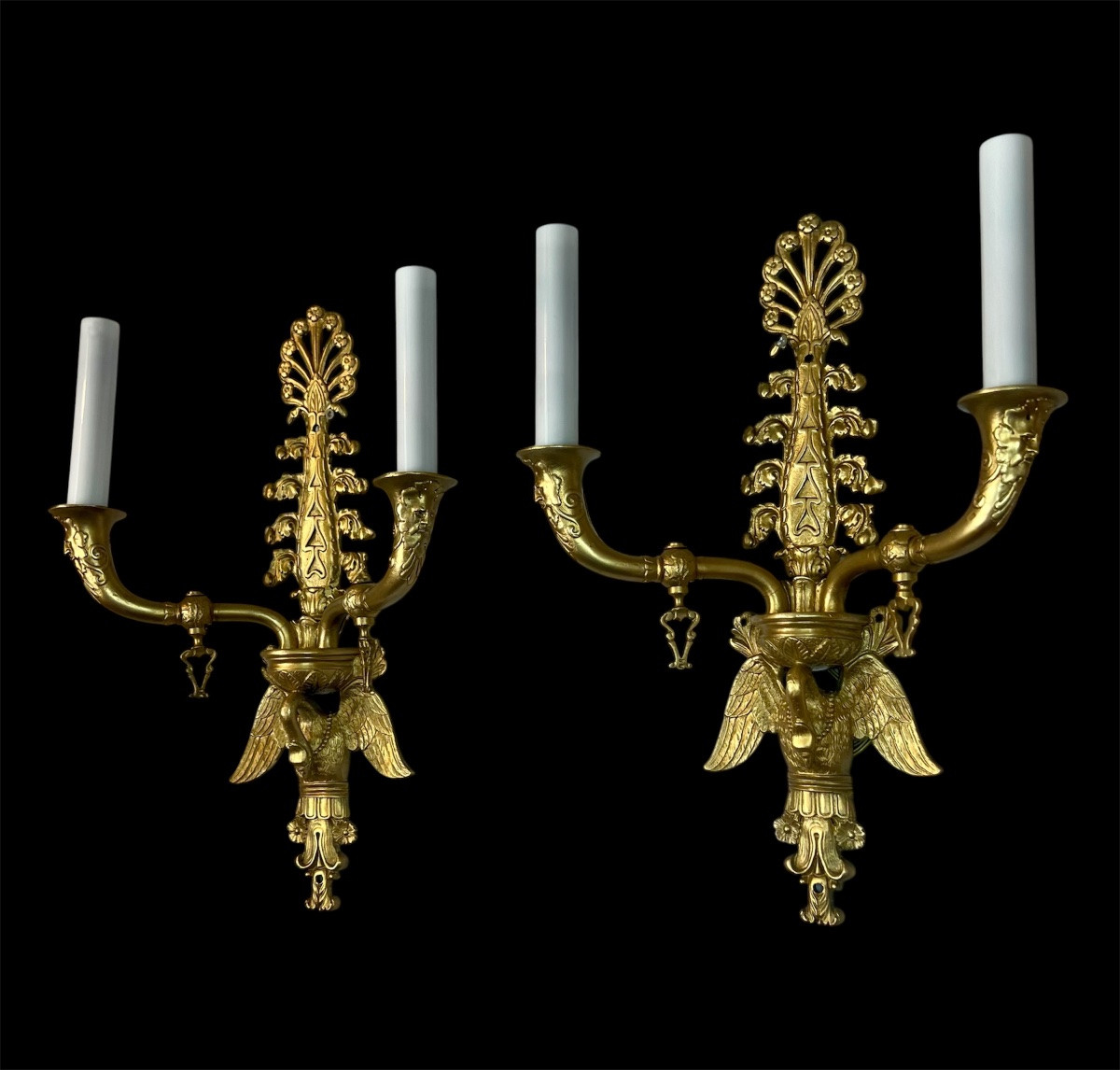 Pair Of Napoleon III Sconces-photo-3