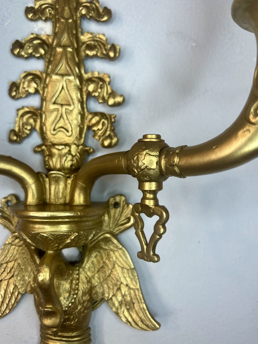 Pair Of Napoleon III Sconces-photo-3