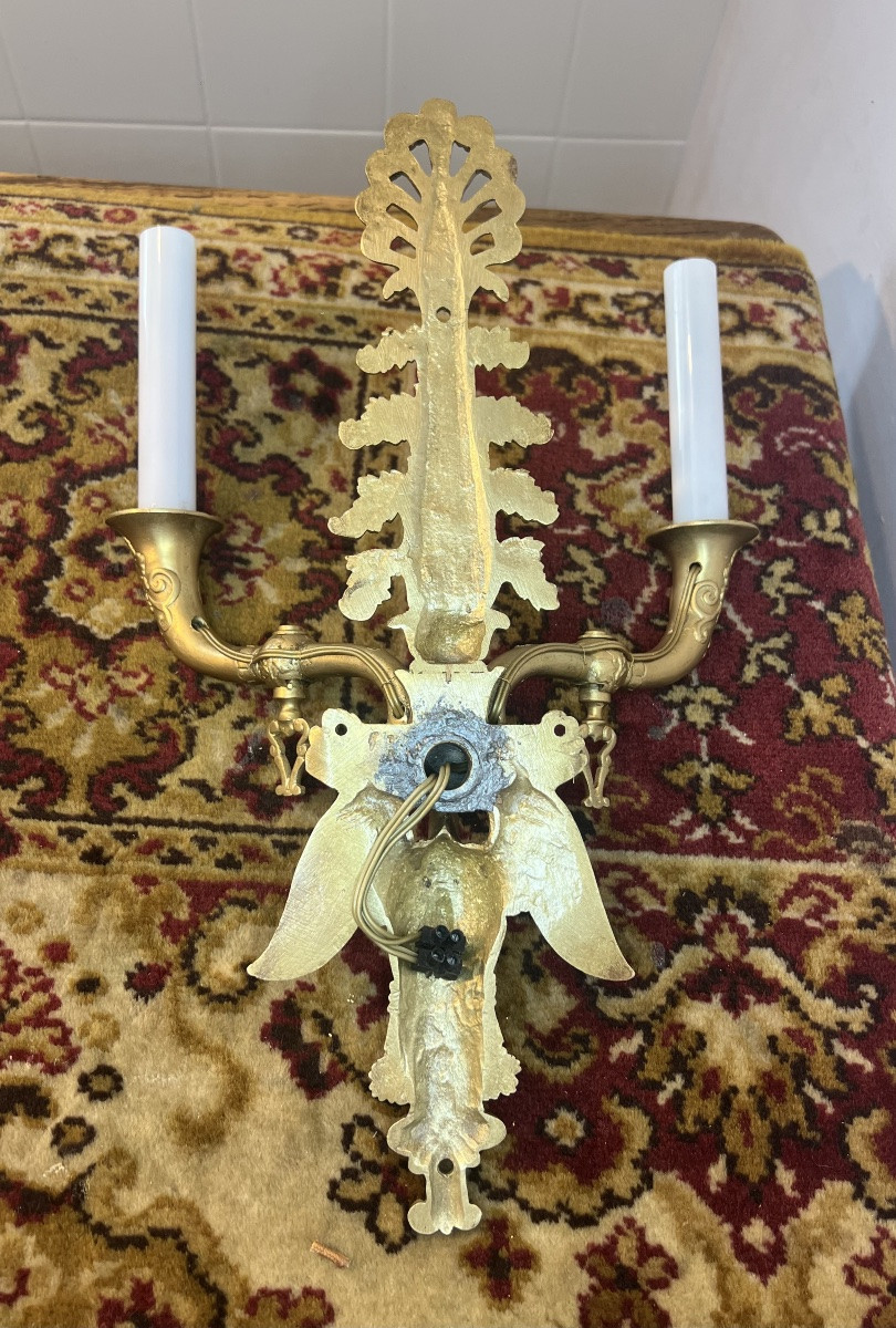 Pair Of Napoleon III Sconces-photo-7