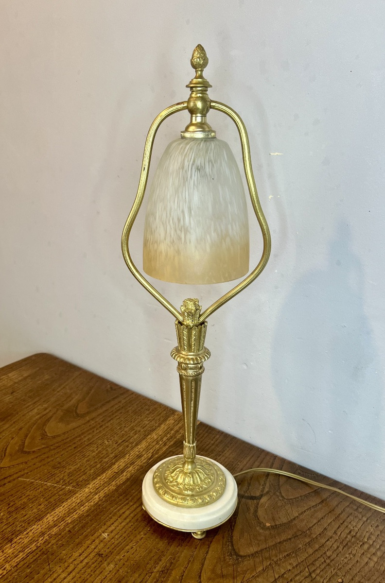 Lampe 1900 style Louis XVI-photo-2