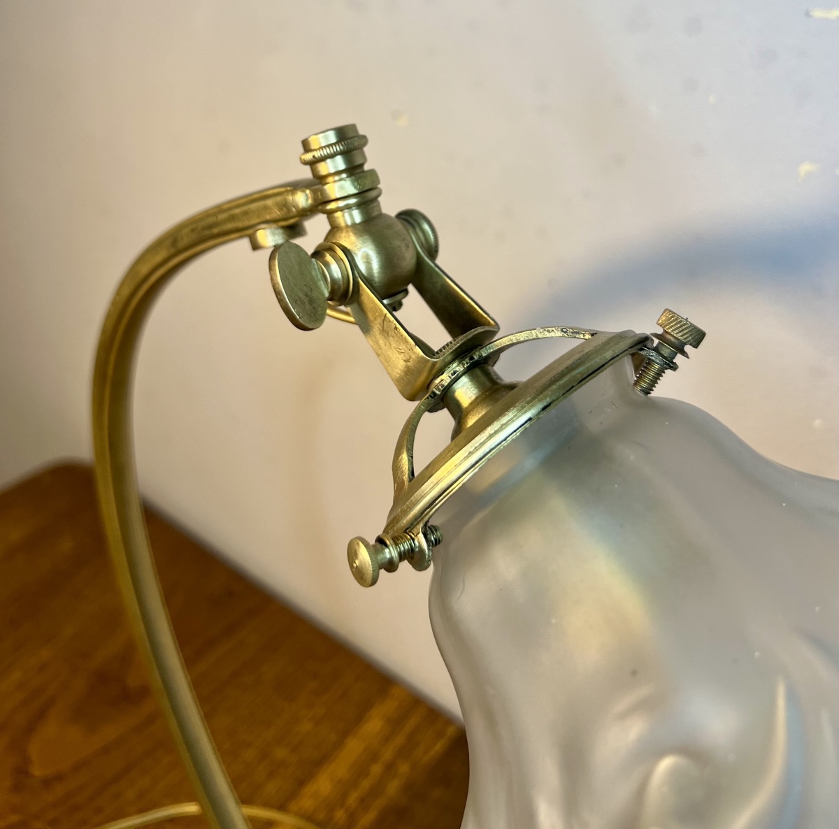 Lampe cœur art nouveau Auguste Delafontaine-photo-2