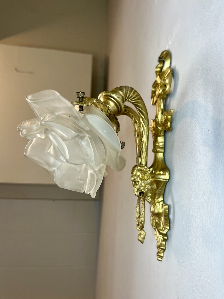 Ensemble de 3 appliques style Louis XVI-photo-8