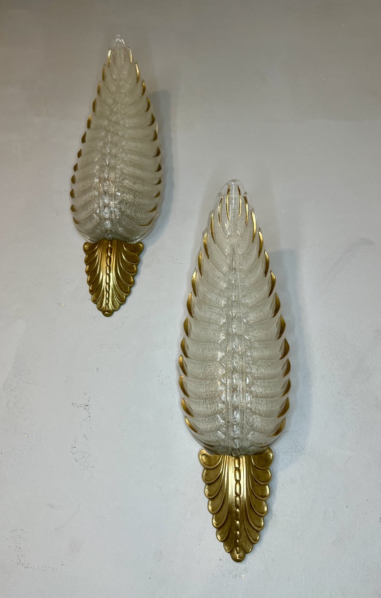 Paire d’appliques ezan plume -photo-2