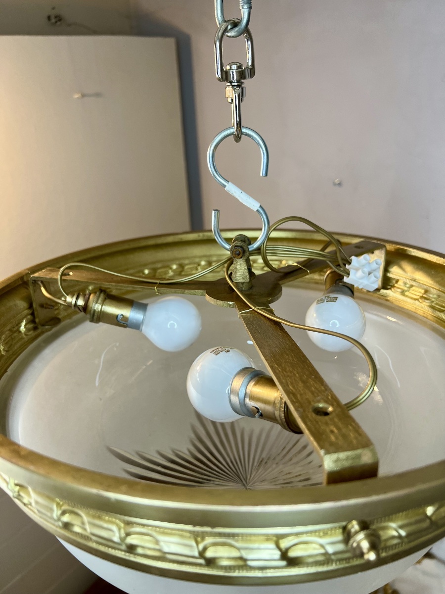 Plafonnier hublot 3 lumières -photo-1