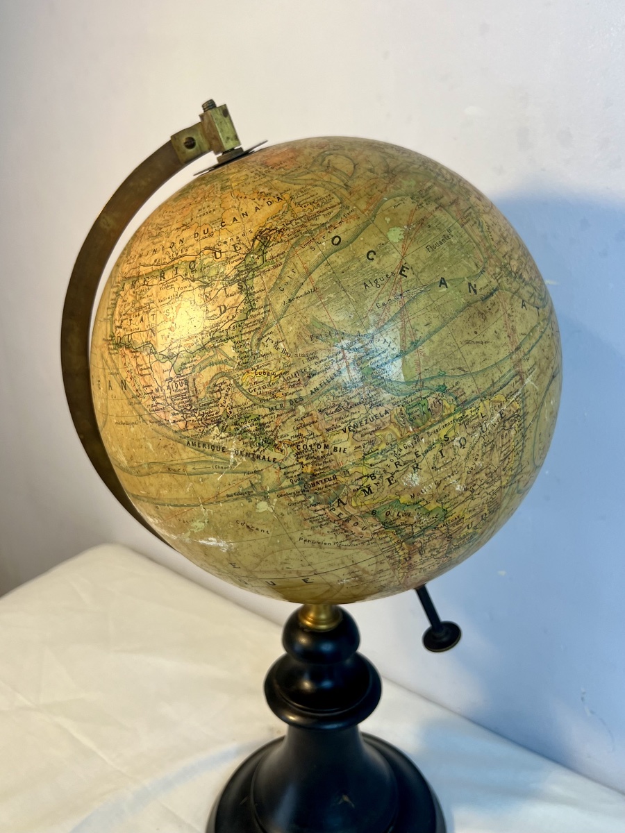 Globe terrestre J Forest  1 - 50 000 000-photo-4