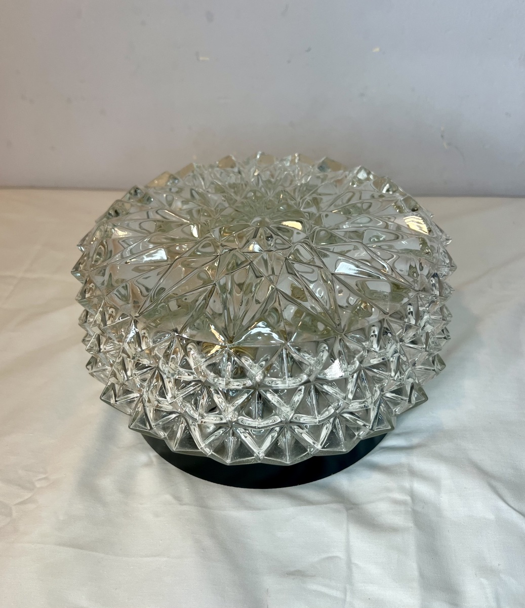1970s Crystal Ceiling Light -photo-3