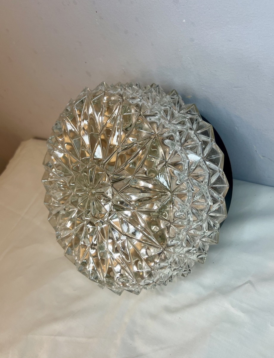 1970s Crystal Ceiling Light -photo-4