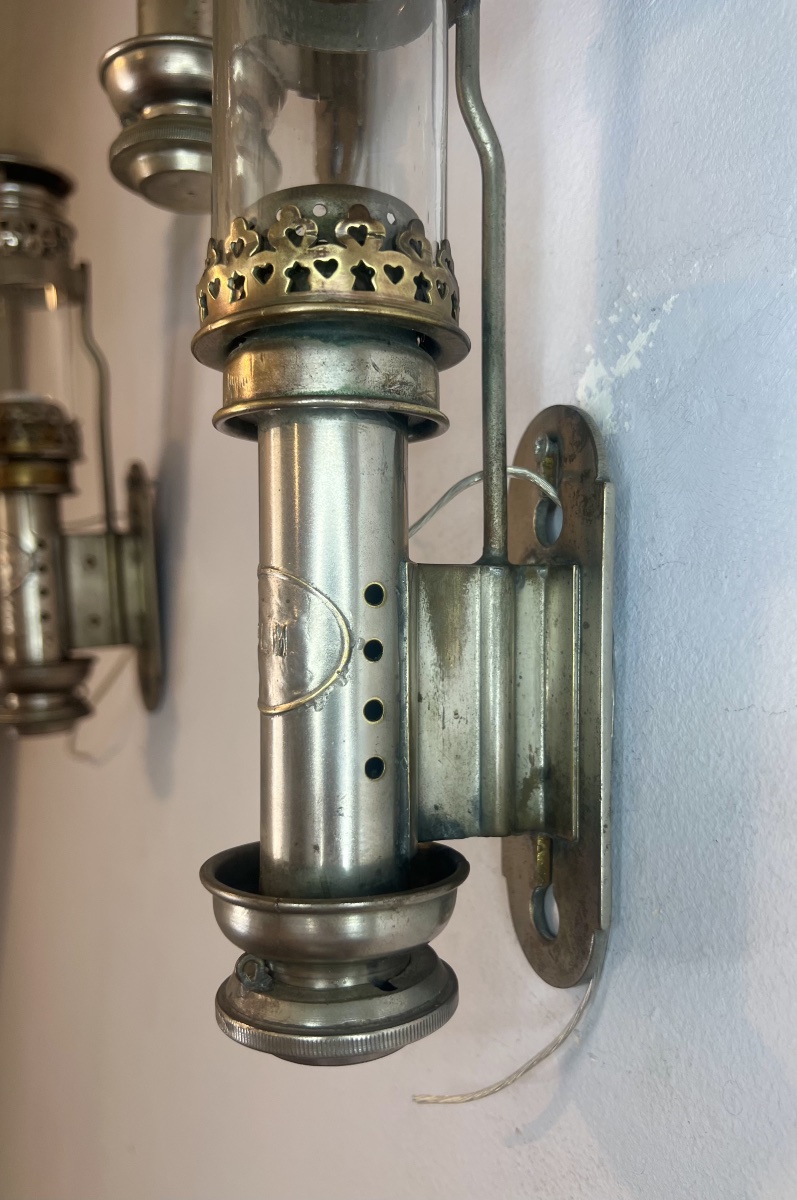Set Of 3 Sncf Train Wall Sconces -photo-7