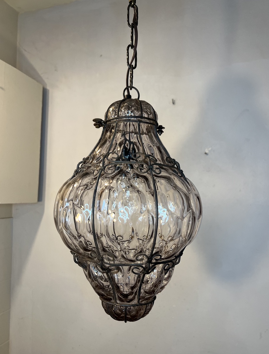 Venetian Murano Blown-glass Lantern -photo-4