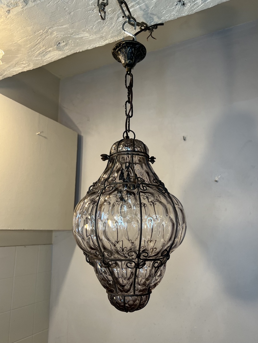 Venetian Murano Blown-glass Lantern -photo-6