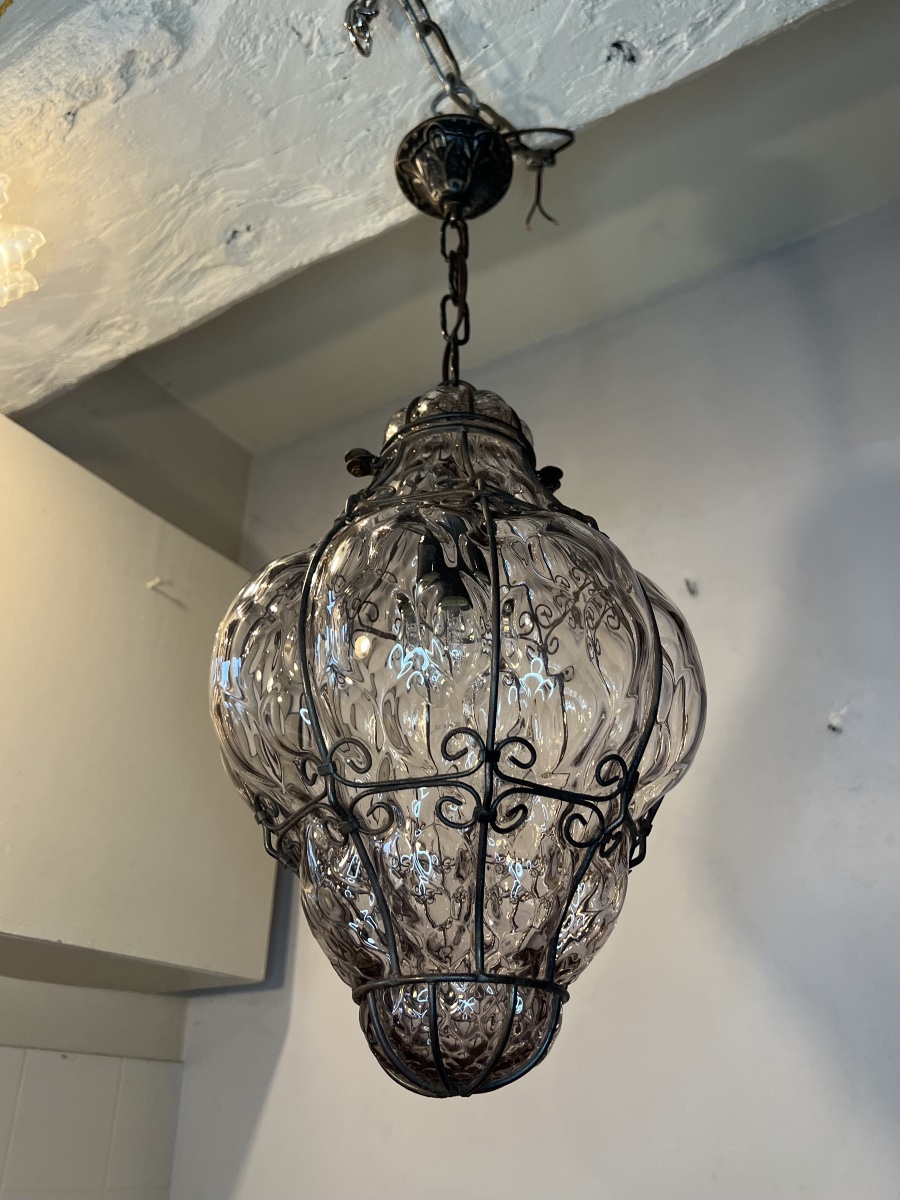 Venetian Murano Blown-glass Lantern -photo-7