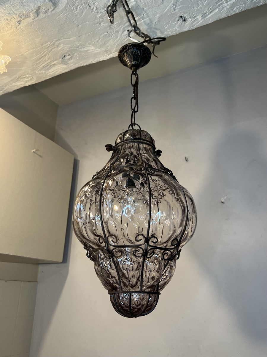 Venetian Murano Blown-glass Lantern -photo-8