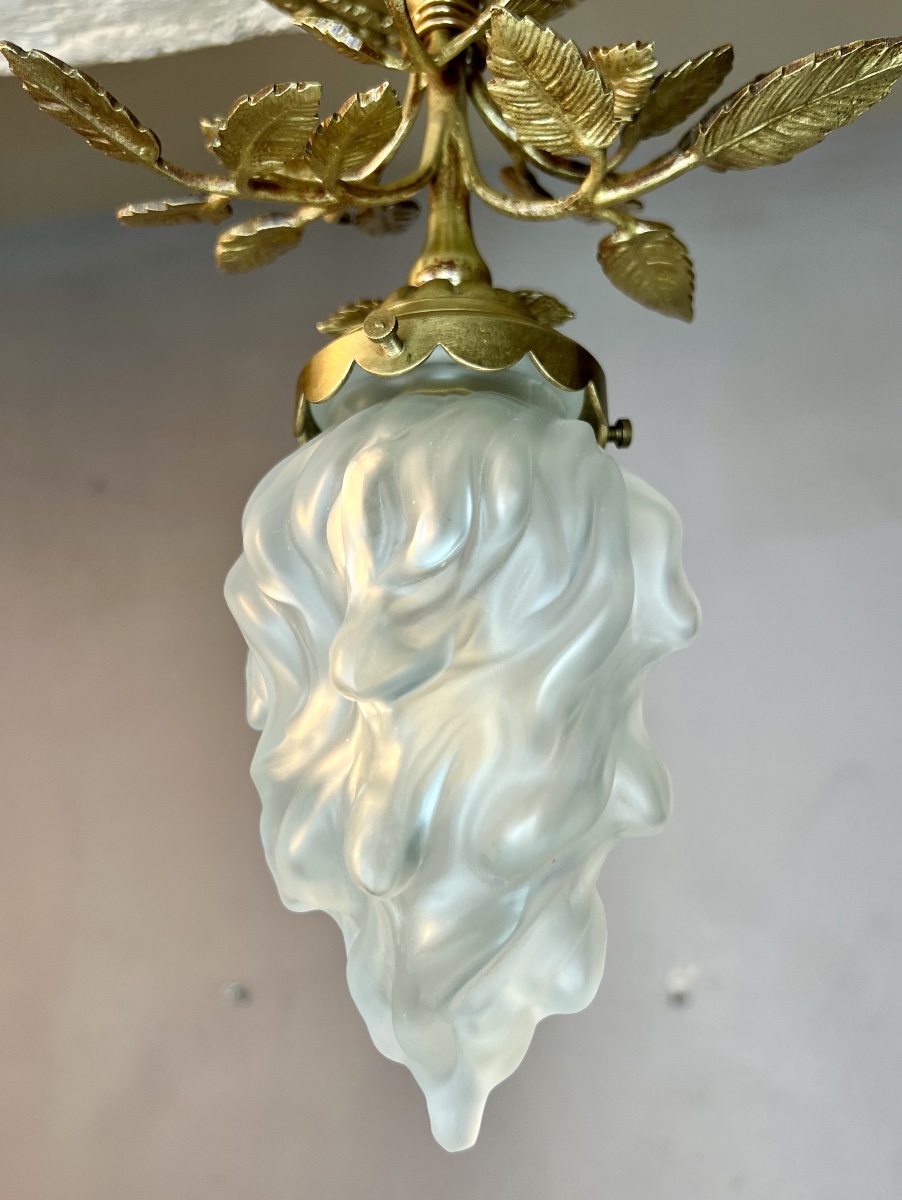 Plafonnier floral art nouveau -photo-4