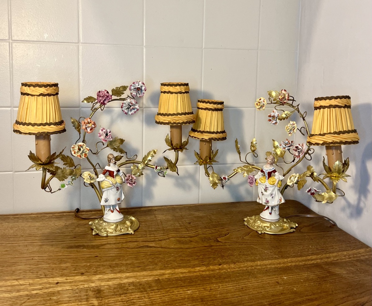Pair Of Louis XVI-style Lamps-photo-1