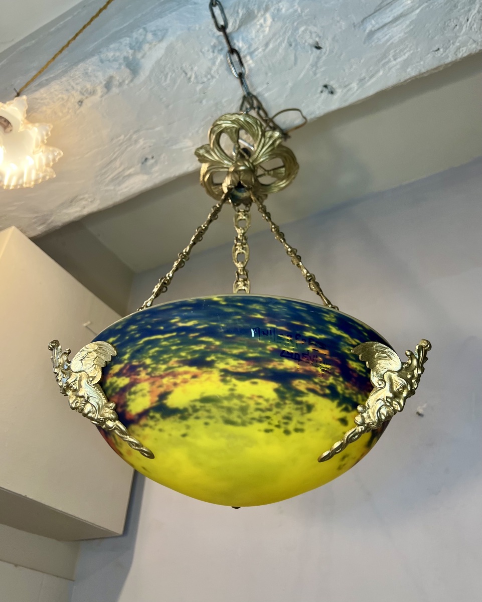Muller Glass Paste Pendant Ceiling Chandelier -photo-2