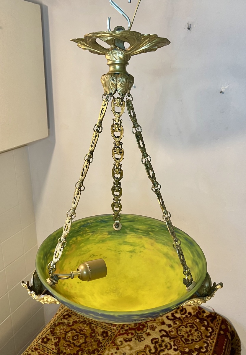 Muller Glass Paste Pendant Ceiling Chandelier -photo-3