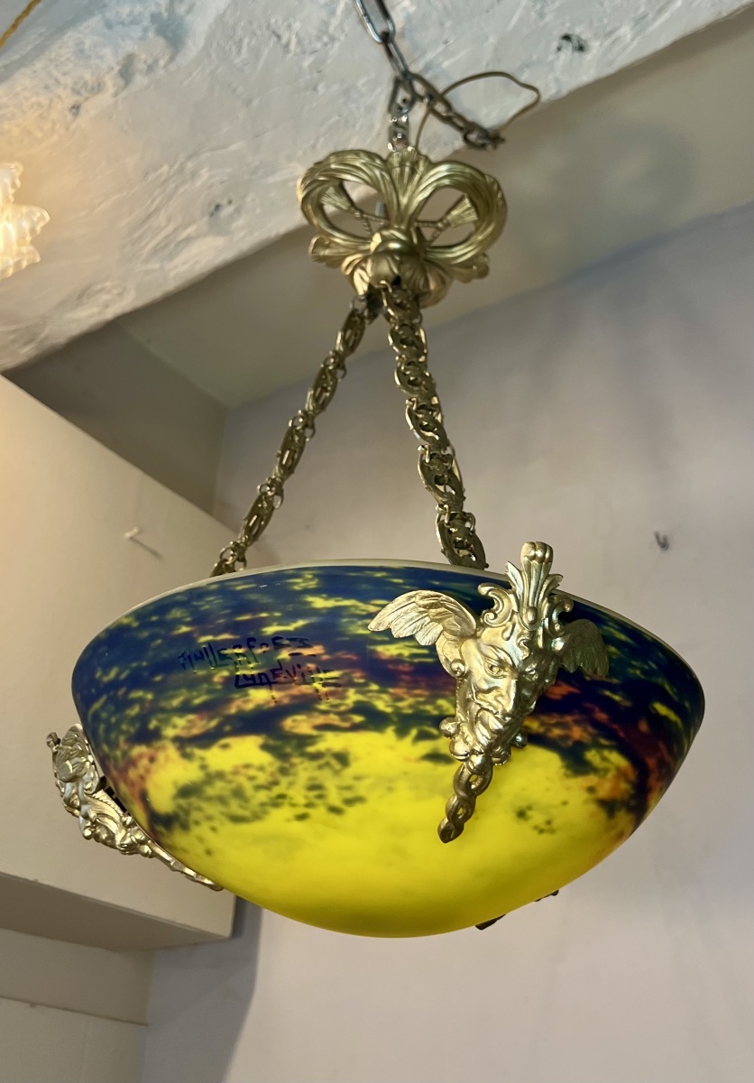 Muller Glass Paste Pendant Ceiling Chandelier -photo-4