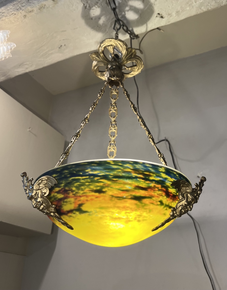 Muller Glass Paste Pendant Ceiling Chandelier -photo-8