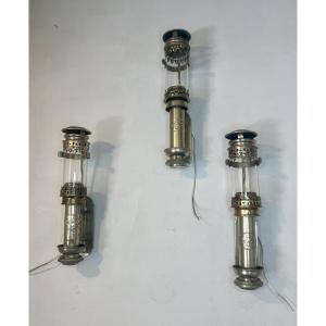 Set Of 3 Sncf Train Wall Sconces 