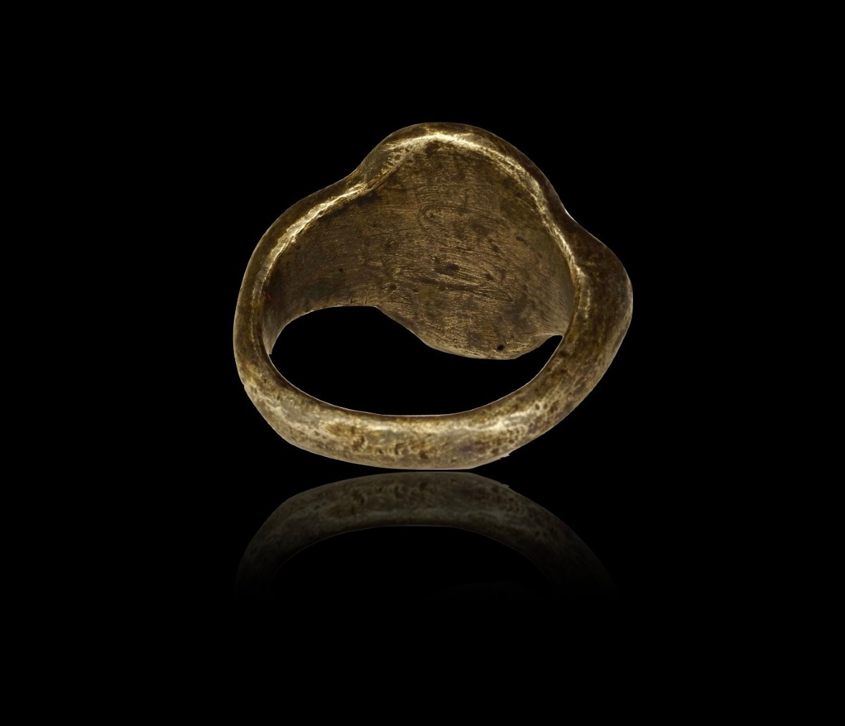 Antique-style Intaglio Engraved Silver Ring : Apollo-photo-3