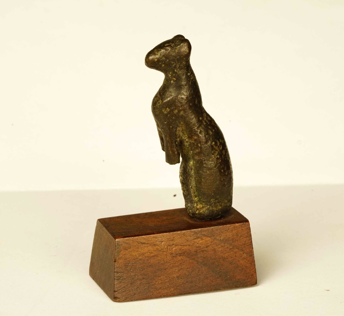 Egyptian Bronze Fragment: Goddess Bastet - Late Period