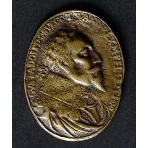 SUÈDE. Gustave II Adolphe - Médaille bronze 17/18e