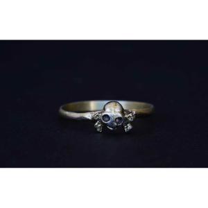 17th Century Memento Mori Ring : Death / Skull