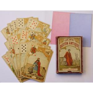 Jeu de cartes de divination : Jeu Du Destin Antique. Complet.