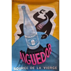 Advertisement: Hyères (var) — Eau De Source De La Vierge — By Pellegrino