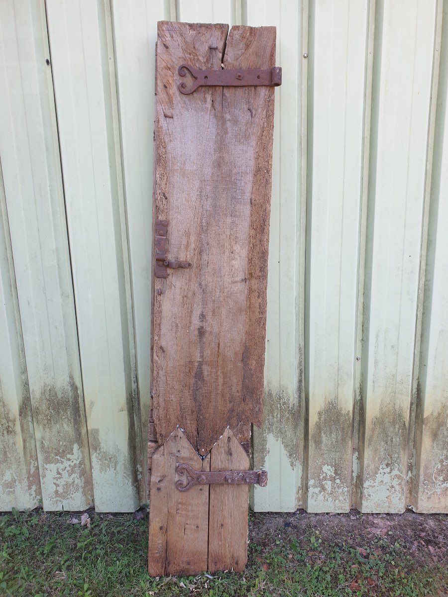 16th Century Oak Door Piece-photo-3