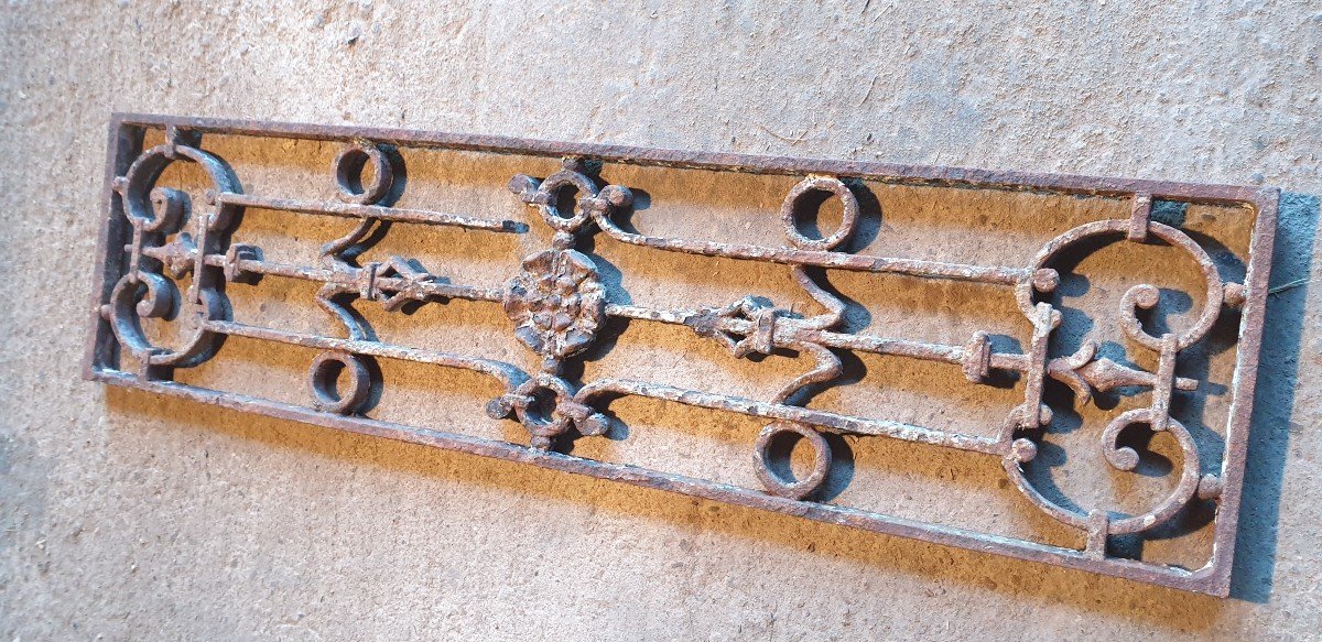19th Century Cast Iron Protective Grille