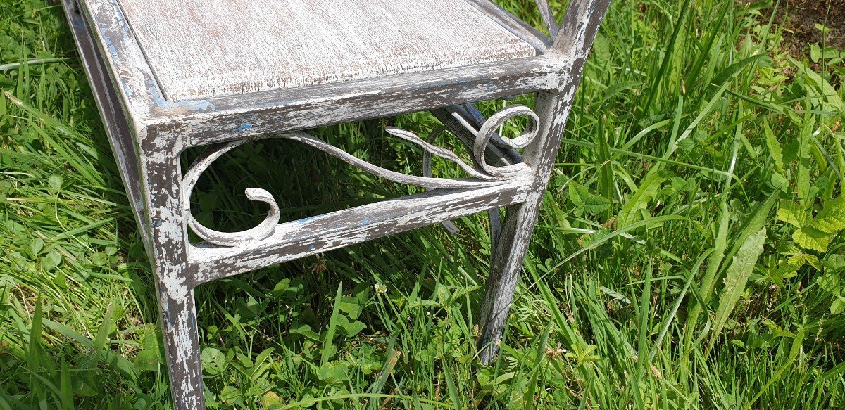 Banc bois-métal Pour Enfants XXème-photo-4