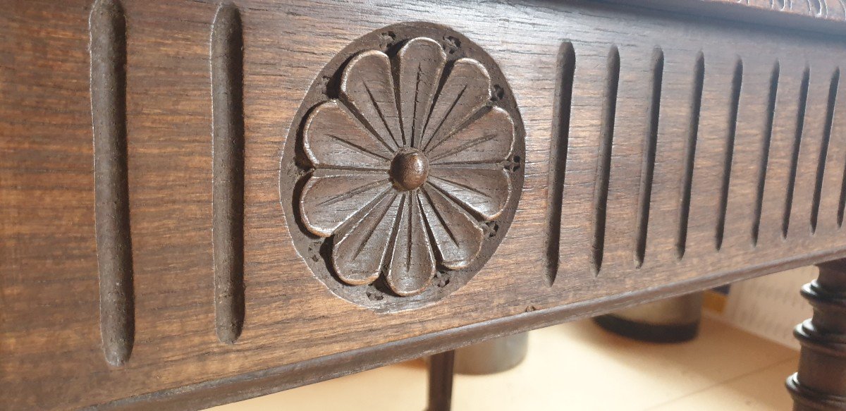 Table - Bureau Chêne Style Louis XIII / Renaissance-photo-6