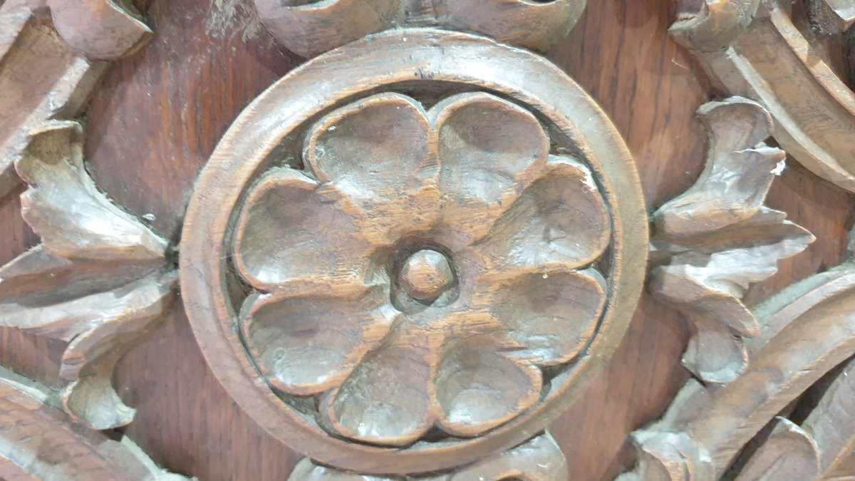 Oak Display Cabinet/bookcase - Breton Regional Style - Early 20th Century-photo-1