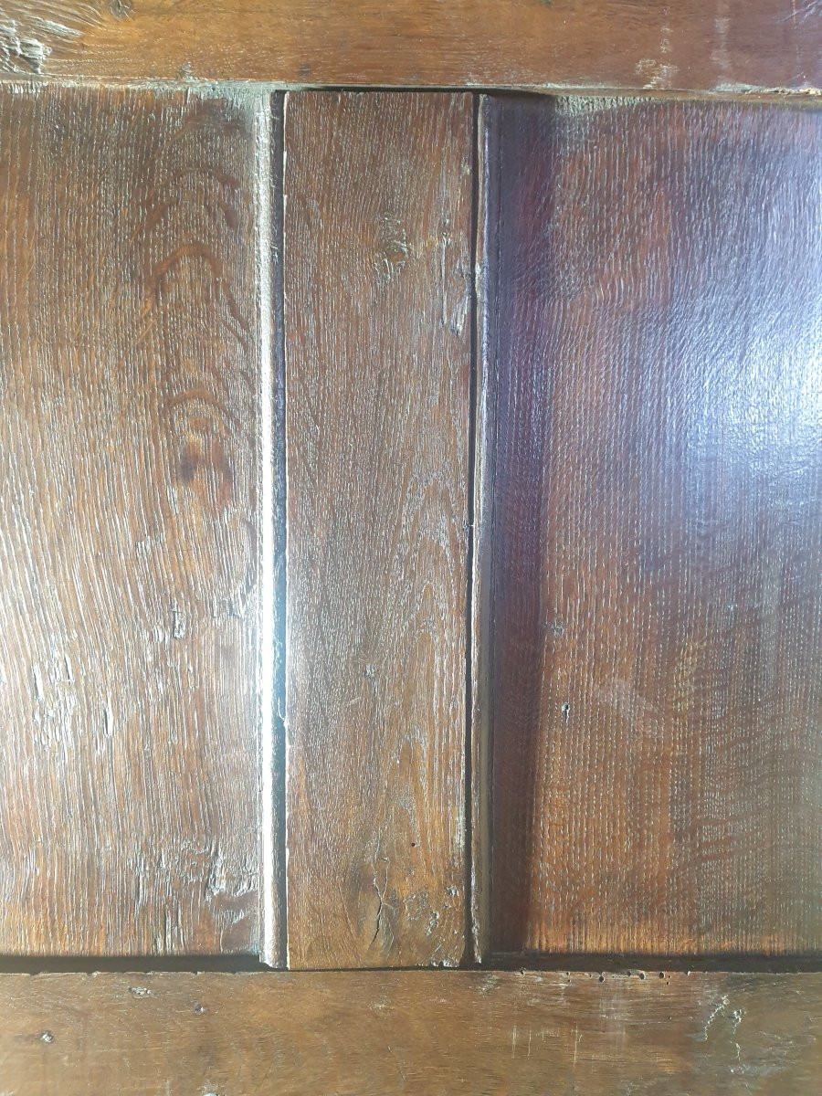 Armoire raffinée en chêne foncé - style Louis XIV - XIXème-photo-6