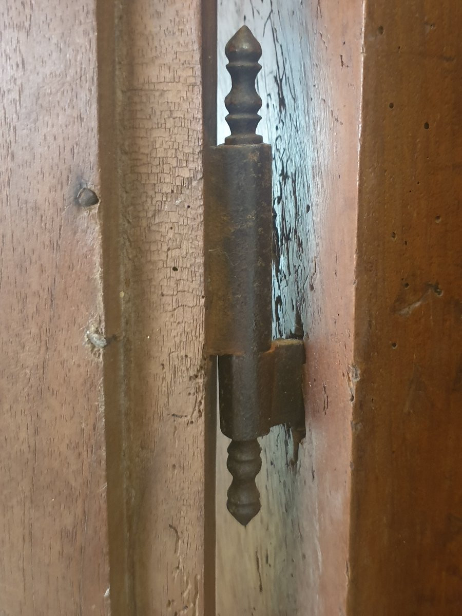 Buffet 2 corps en noyer - style Louis XIV -  XVIIIème-photo-2