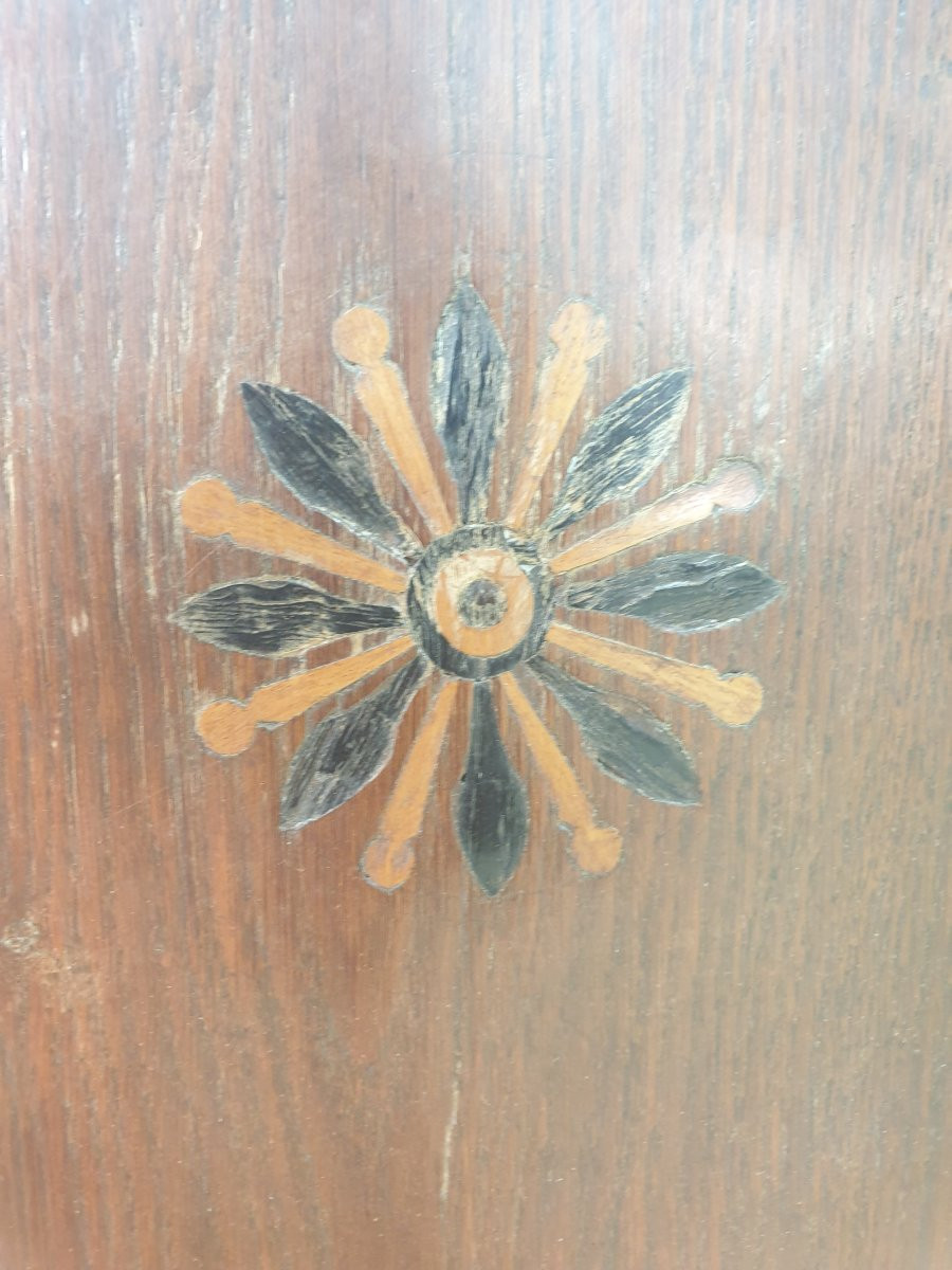 Paire de porte d'armoire en chêne Louis XV-photo-7