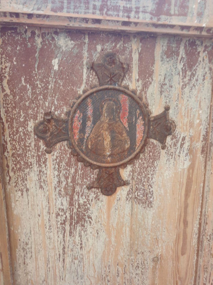 Entrance Door For Town Center House Or Building, With Dolphin Knocker And Frame + Transom-photo-8