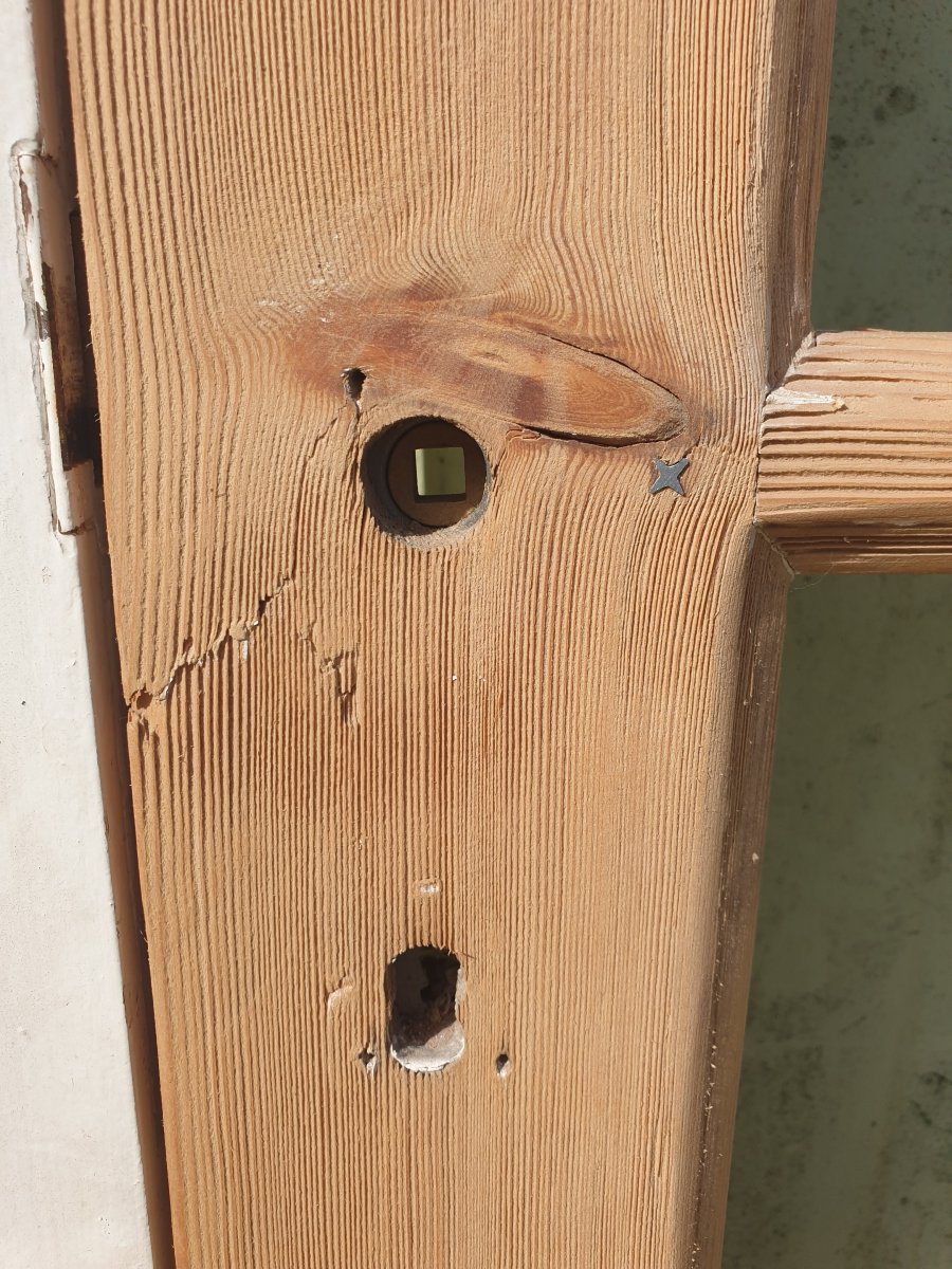 Double porte vitrée cintrée - XXème-photo-5