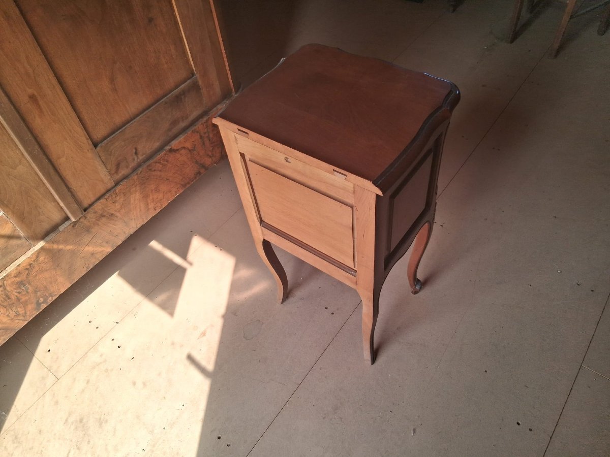 Pair Of Cherry Wood Nightstands - 20th Century-photo-4